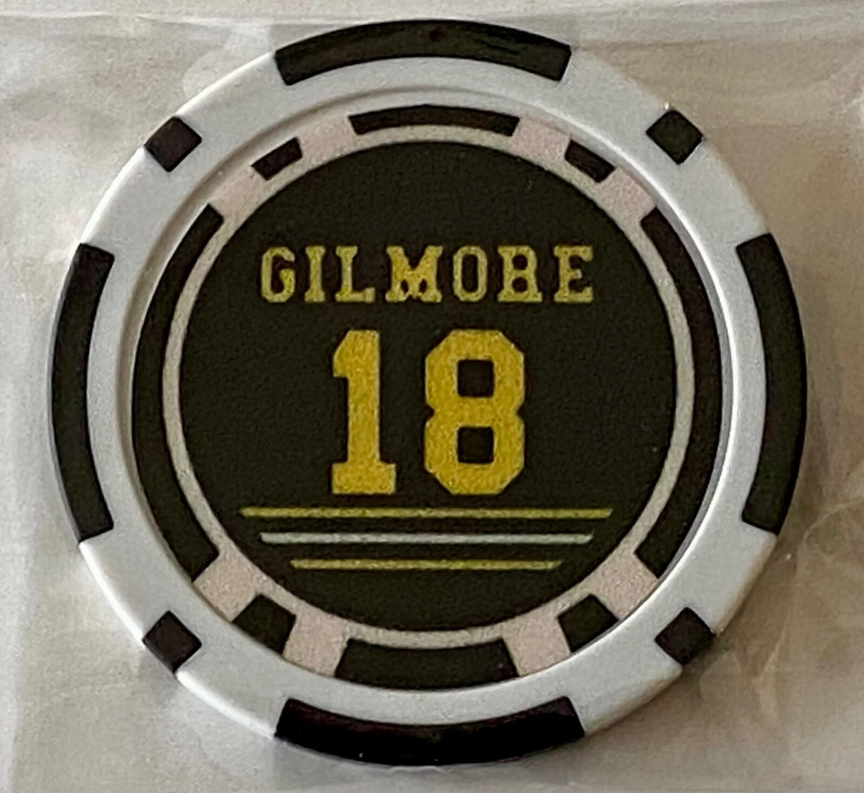 SPORTZCOLLECTABLES.COM Happy Gilmore - 18 - Clay Poker Chip - Golf Ball Marker