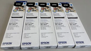 5 pièces cartouche ruban noir EPSON AUTHENTIQUE 8750 - LX 300 300+ 300+II - Photo 1/4