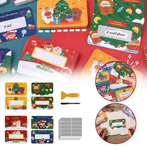 DIY Christmas Scratch-Off Surprise Cards 40 Pcs Christmas Surprise Cards GX - Picture 1 of 21