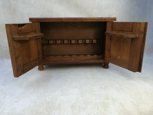 Pfeifenschrank Hängeschrank 45,5 x 30 x 14 cm Holz Rustikal - Bild 1 von 18