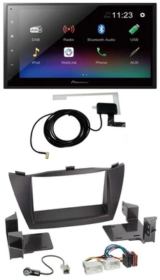 Pioneer DAB MP3 Bluetooth 2DIN USB Autoradio für Hyundai ix35 (2010-2013) - Bild 1 von 4