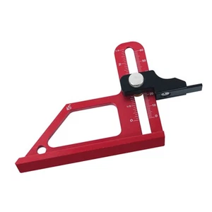 Table Saw Height Gauge 0 To 60mm 45° Woodworking Tool Setting Gauge Depth New - Picture 1 of 22