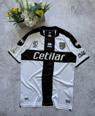 ERREA PARMA 2020/2021 JERSEY SHIRT BLOKECORE RARE SOCCER FOOTBALL MENS SZ XL - Image 1 of 4