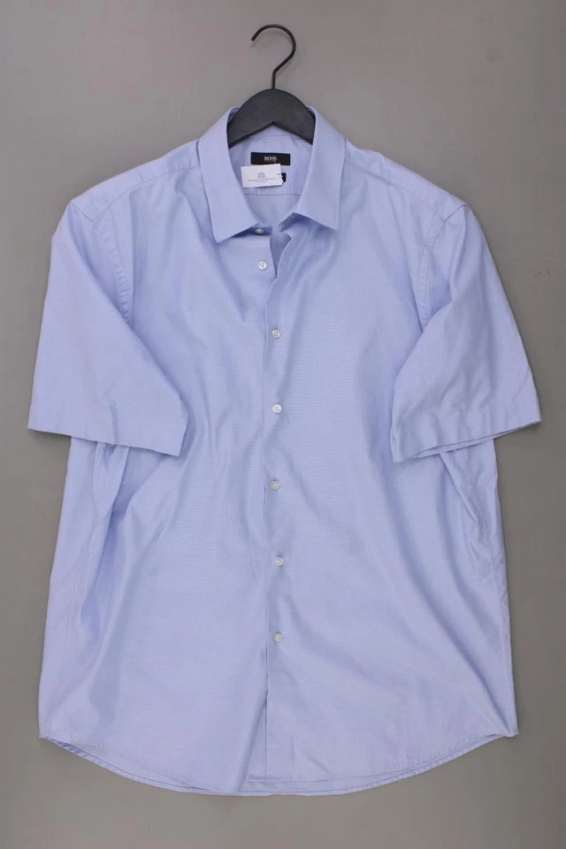 BOSS by Hugo Boss camicetta per uomo taglia Hemdgröße 44, XL, 54 blu di cotone - Immagine 1 di 4