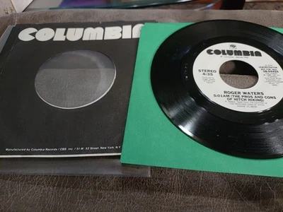 ROGER  WATERS - THE PROS AND CONS OF HITCH HIKING - White Label Promo Vinyl 7"  - Image 1 of 4