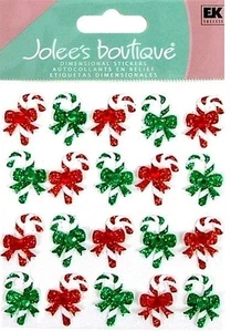 Jolee's CANDY CANE REPEATS Stickers Santa Elf Presents Christmas Tree Holidays - Picture 1 of 1