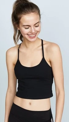 Camiseta sin mangas corta Beyond Yoga SP4382 para mujer delgada espalda deportiva negra talla L ¡NUEVA! $60 Foto 1 de 4