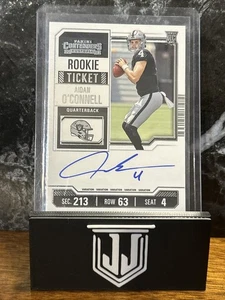 2023 Panini Contenders #101 Aidan O'Connell Rookie Biglietto su Card Auto RPS RC - Foto 1 di 1