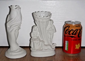 2 Portmeirion British Heritage Vases ~ Shepherdess & Sheep + Hand Hold A Rose - Picture 1 of 12