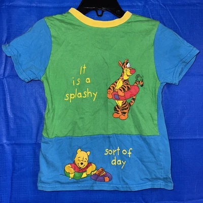 Camisa De Colección Disney Winnie The Pooh It’s A Splashy Sort of Day Niño Pequeño 4T Años 90 #420 Foto 1 de 4