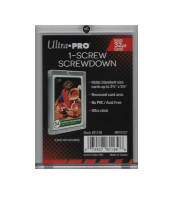 Ultra PRO 1-Screw Screwdown Holders Fits up to 32PT Cards