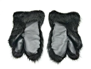 Manoplas de piel de castor para hombre de invierno - Imagen 1 de 10