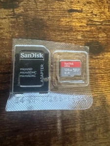 SanDisk 128GB micro SD SDXC Card 100MB/s Ultra 128G Class 10 UHS-1 A1 - Zdjęcie 1 z 1