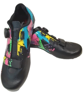 Womens Cycling Shoes Picasso Santic Self-Locking Bike Anti-skid Wear Resist Sz 7 - Picture 1 of 24