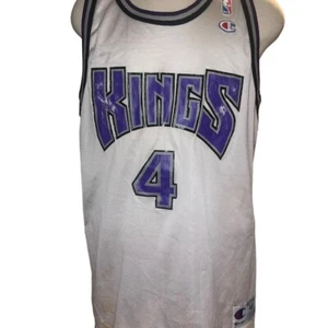 Vintage Sacramento Kings Chris Webber NBA Basketball Jersey Champion Size XL - Picture 1 of 4