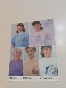 Banar Designs Stitch A Shirt Cross Stitch Patten Booklet - Picture 1 of 4