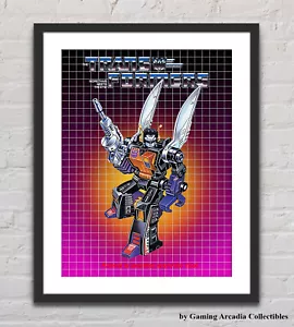 Transformers G1 1985 Kickback Box Artwork Hochglanz Retro Poster ungerahmt T0043 - Bild 1 von 6