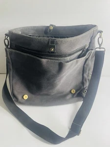Canvas Heavy Duty Top Handle Crossbody Laptop Messenger Satchel Utility Bag. - Picture 1 of 17