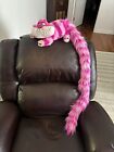 Disney Parks Alice In Wonderland Cheshire Cat Plush 44" Long Tail Pink,cute!