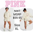 NWT Victoria's Secret PINK Polar Fleece Short Pajama Set Size XL