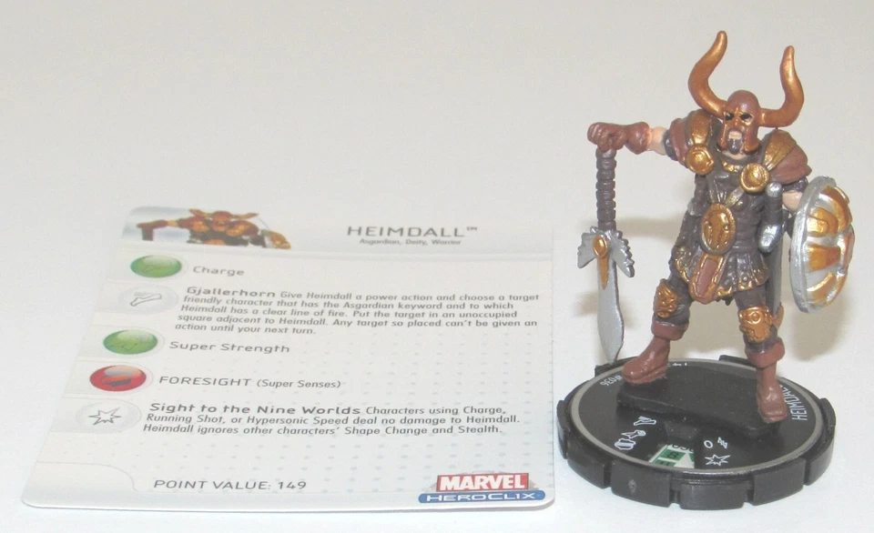 HEIMDALL 036 Hammer of Thor Marvel HeroClix RARE - Image 1 of 1