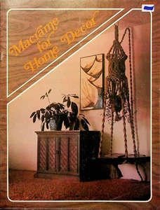 Macramé For Home Decor Plant & Wall Hanger Bed Cover Projects Patterns Crafts - Picture 1 of 6