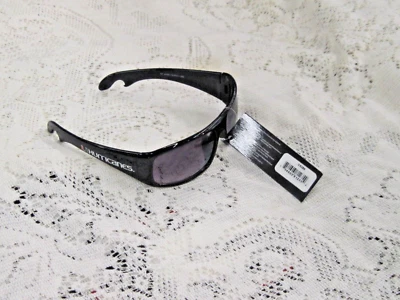 UNIVERSITY OF MIAMI HURRICANE BLACK SUNGLASSES EDGE WRAP BOTTLE OPENER FRAME NEW - Image 1 of 3