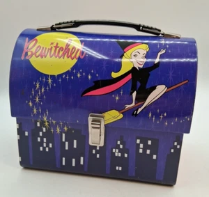 Bewitched Metall Brotdose 2000 Rarität / seltener runder Deckel Vintage Brotdose - Bild 1 von 8
