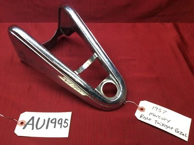 1957 MERCURY MONTEREY PASSENGER TAIL LIGHT BEZEL  - Image 1 of 4
