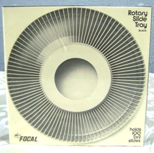 Brand New Vintage Kmart Focal Rotary Slide Tray Holds 100 2x2 Slides - Picture 1 of 8