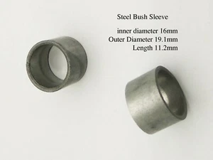 16mm I/D BZP Stahl 19mm O/D Waschmaschine /11,2mm langes Distanzstück / Hülsenbuchse - Bild 1 von 4