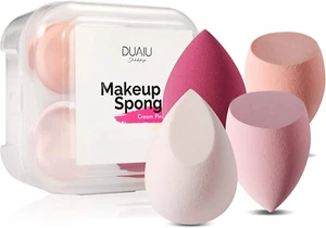 Spugnette Trucco FILY 4Pz Set Di Beauty Blender Spugnetta Fondotinta on per Fon - Foto 1 di 12
