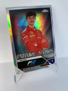 2023 Topps Chrome Formula 1 F1 Oliver Bearman #71 Refractor Portrait Rookie RC - Bild 1 von 2