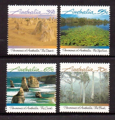AUSTRALIA 1988 Panoramas Set MUH Foto 1 de 2