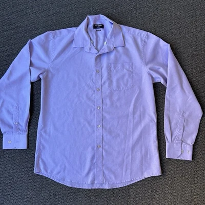 Мужская рубашка Pierre Cardin на пуговицах размер XL синяя с длинным рукавом на пуговицах - Изображение 1 из 4