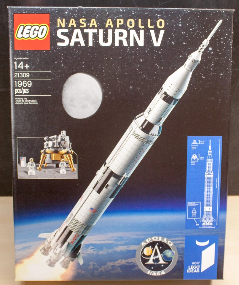LEGO Ideas NASA Apollo Saturn V (21309) New Sealed Box - Image 1 of 4