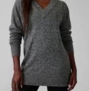 Athleta Womens Soft V Neck Sweater Size XXS Long Sleeve Wool Cashmere - Picture 1 of 5