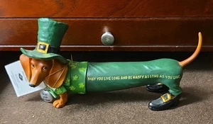 Neu SELTEN Westland Hot Diggity Way irischer Hund Dackel Figur Weiner Hund  - Bild 1 von 9