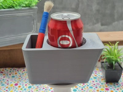 Toyota Land Cruiser 80 Series / FJ80 / FZJ80 porta-copo inserção cinza impresso em 3D - Imagem 1 de 4