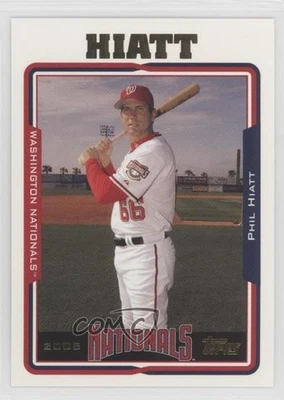 2005 Topps Washington Nationals Box Set Phil Hiatt #24 - Image 1 of 2