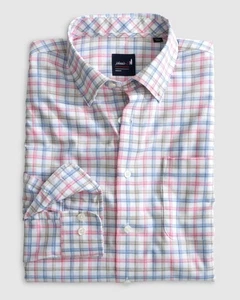 johnnie-O Performance Button Up Shirt - Hauser Navy - Bild 1 von 1