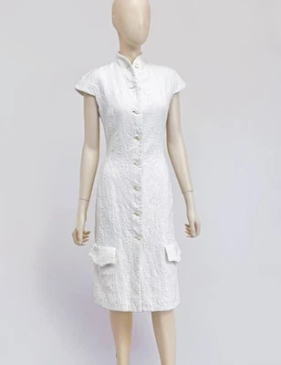 VIVIENNE WESTWOOD 1996 LES FFEME - рок стиль жилет платье белый шар - Изображение 1 из 4