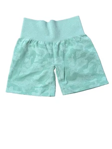 Pantalones Cortos NVGTN Para Mujer Pequeños Verdes Camuflados Cintura Alta Atléticos Gimnasio Yoga - Imagen 1 de 6