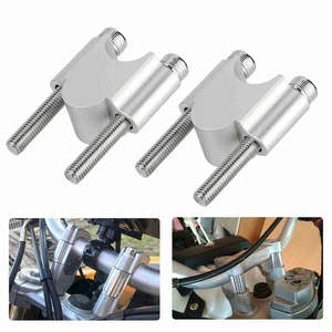 Elevador manillar moto aluminio 7/8 pulgadas 22mm universal galvanizado cómodo - Imagen 1 de 9