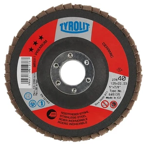 Tyrolit CA40-B Ceramic Cerabond 4 -1/2 X 7/8 29A Flap Disc 5ct - Picture 1 of 1
