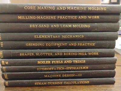 10 BOOKS INTERNATIONAL TEXTBOOK COMPANY  1937-1944 Like New RARE - Image 1 of 4