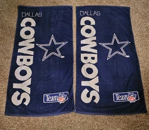 (2) Dallas Cowboys Vintage Team NFL Strandtücher 27"x54" 90er Football - Bild 1 von 4