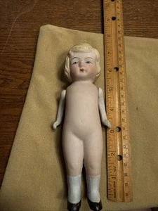 Vintage 7 Inch Japan Bisque Doll - Picture 1 of 10