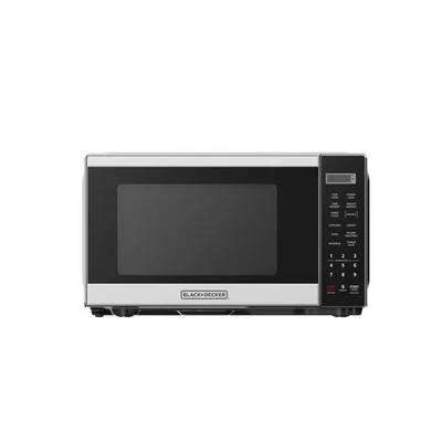 BLACK+DECKER 0.9 cu ft Microwave Oven Black - Image 1 of 3