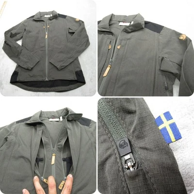 Chaqueta Fjallraven Keb Lite Mujer Pequeña Gris Resistente al Agua LightRipstop G-1000 Foto 1 de 4